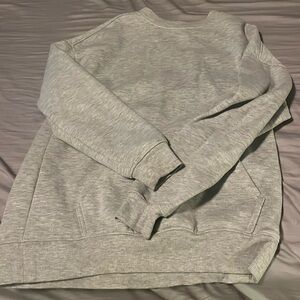 Heather grey basic sweater